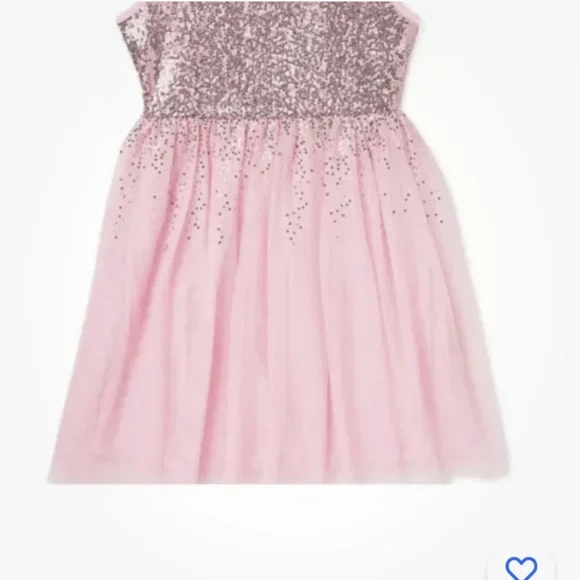 Wonder Nation Girls Pink Sequin Tulle Dress Size Large (10-12) NEW - Picture 2 of 6